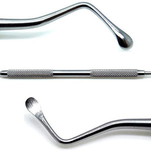 Curetas Quirúrgicas Dentales Lucas de Doble Punta de Acero Inoxidable de Alta Calidad con Tamaños de Boca Personalizados - Product Image 1