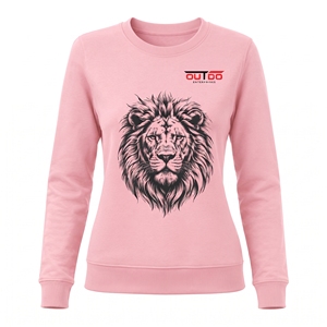 เสื้อสเวตเชิ้ตผู้หญิงสำหรับฤดูหนาว ผ้าระบายอากาศเป็นมิตรกับสิ่งแวดล้อม สีและโลโก้ปรับแต่งได้ บริการ OEM ลายตัวอักษร ทรงปกติ - Product Image 1