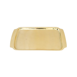 Bandeja de Almacenamiento de Joyas y Aperitivos de Lujo Nórdico en Color Dorado, Plato Cuadrado Metálico para el Hogar, Venta al por Mayor - Product Image 1