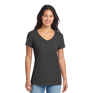 2026 <b>Top</b> selling and <b>Women's</b> V-Neck Short Sleeve Knitted Solid Color Casual T-Shirt Regular Fit All Seasons Use T Shirts - Product Image 3