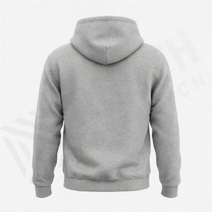 Sudaderas con Capucha Casuales para Hombre, 100% Algodón, Logotipo Personalizado, Diseño Sólido, Forro Polar Térmico, Ecológicas, Transpirables, OEM - Product Image 2