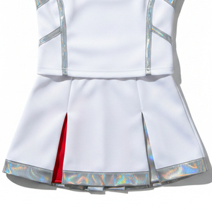 Uniforme de Porristas de Lujo con Pedrería, Manga Larga, Ropa de Alto Rendimiento para Equipos Profesionales de Competición, Venta al Por Mayor - Product Image 2