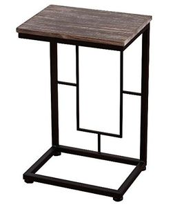 Rustic Set 2 Wooden Floor <b>Vase</b> <b>Square</b> Shape with Metal Stand for Floral Display Indoor Outdoor Decor - Product Image 2