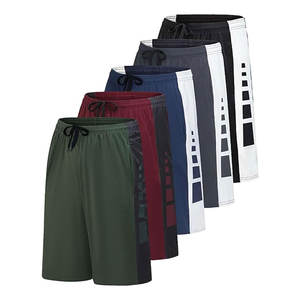 <b>Men</b>’s 5 Pack 9 Inch Dry Fit Athletic <b>Shorts</b> Breathable Workout Gym Basketball Running Casual Lounge <b>Active</b> <b>Shorts</b> - Product Image 1