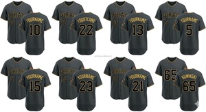 Camiseta de Béisbol Personalizada Unisex de Manga Corta con Botones al Frente, Nombre del Equipo Impreso, Ropa Deportiva de Poliéster para Todas las Temporadas, Corte Regular - Product Image 5