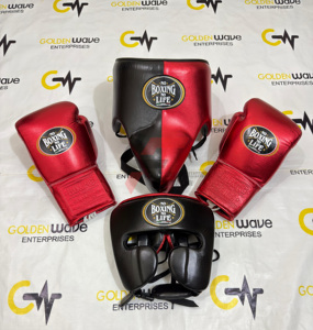 Personnalisez votre propre design, cuir de qualité supérieure, No Boxing No Life, couture professionnelle, ensemble complet de boxe pour sparring. - Product Image 1