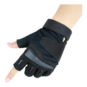 Guantes de Gimnasio Unisex de Medio Dedo, Microfibra Antideslizante, Cierre de Gancho y Bucle, para Levantamiento de Pesas, Profesionales, de Cuero, para Exteriores, Personalizados - Product Image 4