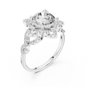 Elegant 925 Sterling Silver Moissanite <b>Diamond</b> <b>Ring</b> Wholesale Fine Jewelry Factory Direct Manufacturer - Product Image 3