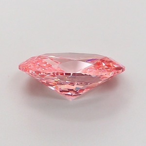 Diamant CVD rose vif fantaisie ovale de 2,05 carats, clarté VS1, polissage excellent, pierre précieuse non montée pour bijoux et bagues personnalisées - Product Image 5