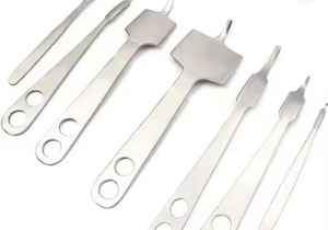 Ensemble de rétracteurs Hohmann 7 pièces en acier inoxydable allemand, instruments chirurgicaux orthopédiques manuels certifiés CE ENGR TRADERS CO. FAC-58 1 - Product Image 3