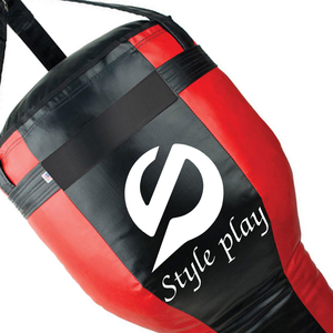 Saco de Boxeo de Cuero con Logotipo Personalizado, Diseño Vertical, Novedad, Sacos de Boxeo de Entrenamiento Personalizados para Hombres y Mujeres - Product Image 5