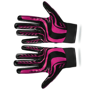 Guantes de Fútbol Americano Personalizados MARGINAL SPORTS MS-AMF-142 Rosa y Negro con Agarre Adhesivo, Transpirables, Ajustables para Receptor - Product Image 5