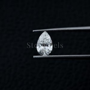 Diamant synthétique en vrac HPHT CVD de taille poire, cultivé en laboratoire, certifié DEF VS1, pour la fabrication de bijoux fins - Product Image 2
