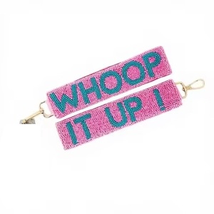 Luxury Seed Beads Embroidery Keychain Fashion Accessory Cute Handmade Seed Beads Keychain With Modern Pattern - Product Image 5