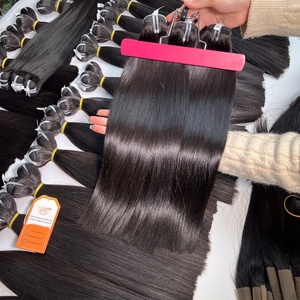 100% alta calidad envío rápido vietnamita Real Remy hueso crudo recto paquetes de cabello humano extensiones de cabello completo para Color - Product Image 5