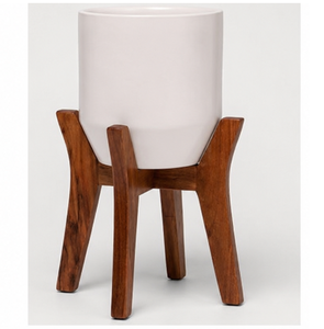 Supports de plantes modernes en bois massif pour salon et balcon – Ensemble de décoration intérieure – Prix le plus bas pour les fournisseurs en gros - Product Image 5