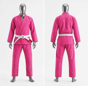 Uniforme de BJJ Rosa Profesional Hecho a Medida, Tela Ligera y Cómoda, Uniforme de BJJ en Venta con Servicio OEM - Product Image 1