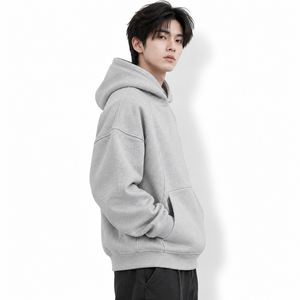 <b>Men</b> Fleece <b>Oversize</b> <b>Hoodie</b> Offers Warm Fabric Relaxed Comfort And Durable Construction <b>For</b> Winter Leisure And Outdoor Wear - Product Image 2