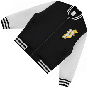 Lightweight Stylish Black White <b>Long</b> Sleeve Zipper Eco-Friendly Windproof Customizable Unisex Style Autumn Wear <b>Men's</b> <b>Jackets</b> - Product Image 4