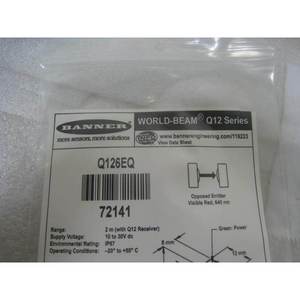 เซ็นเซอร์ 2 BANNER QS รุ่น Q126EQ พร้อมขั้วต่ออัลตราโซนิก - อุปกรณ์และอะไหล่เซมิคอนดักเตอร์ระดับโลกที่เชื่อถือได้ - Product Image 1