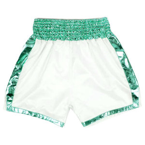 2025 Best Selling Premium MMA Muay Thai Boxing Shorts for Unisex Custom Front Logo Martial Arts Wear Satin 100% Polyester - Product Image 4