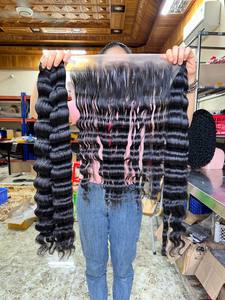 Deep Wavy Wholesale Raw Hair Weave Bundle Human Hair Extensions <b>Silky</b> and Shiny Vietnamese Human Hair - Product Image 6