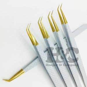 Pinzas de nuevo diseño para extensión de pestañas Pinzas de extensión de pestañas Logotipo de etiqueta privada Oferta Pinzas de pestañas visón Sostenible - Product Image 3