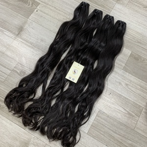 Vente chaude Naturel Noir Brut Ondulé Curl Genius Trame Bundle De Cheveux Doux Vietnamien Extensions De Cheveux Humains - Product Image 4