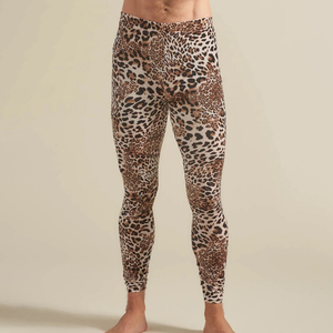 New Factory Out Leopard Fabric Printed Gym Pant Legging 100% Performance Polyester Gym Pant For Speed Box Jump - Product Image 4