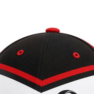 Black Red Cricket <b>Cap</b> Adjustable <b>Baseball</b> Style Sports Hat Outdoor Match Headwear Team Training Apparel Casual Wear - Product Image 3