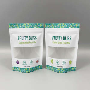 Bolsa con Cierre Vertical al por Mayor para Frutos Secos y Semillas |   Plástico Laminado Brillante |   Muesca de desgarro con ventana |   Fábrica en Vietnam - Product Image 3