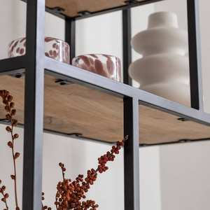 วานดานา ออปติมา ฟอลคอนชั้นวางของไม้มะม่วงและโลหะ - Product Image 4