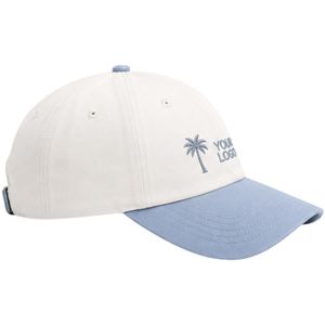 Gorra de Béisbol Bordada Personalizada en Blanco y Azul Bebé con Logotipo de Palmera, Ajustable, de Algodón, Unisex, OEM, ODM, Venta al Por Mayor de Fábrica - Product Image 6