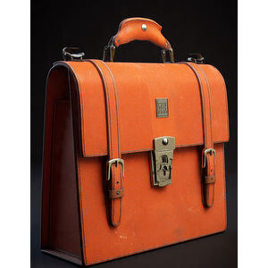 Vintage Genuine <b>Leather</b> Luxury Business Messenger <b>Laptop</b> Briefcase Unisex Streetwear Shoulder - Product Image 2