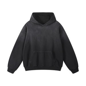 เสื้อฮู้ดดี้แบบซันเฟดดีไซน์ใหม่สั่งทำได้ ผลิตเสื้อผ้าสั่งทำขายส่ง เสื้อฮู้ดดี้ซันเฟดสำหรับผู้ชาย คุณภาพดีที่สุด - Product Image 1