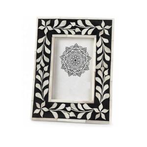 Vente chaude Design Floral Cadre Photo Fabriqué en Os Naturel MDF Salon Bureau Vitrine Décor Cadre Photo Cadeau De Mariage Cadre - Product Image 6