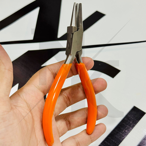 Top Rated Jewelry Bench Tools Round Nose Hollow Forming Pliers Stainless Steel 130mm Precision Hand Tools Pliers with spring - Product Image 6