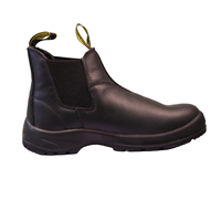 Bottes de sécurité AOXIANG en cuir véritable avec semelle extérieure en PU, antistatiques, à embout en acier, pour semelle intermédiaire, pour usage en usine et sur chantier