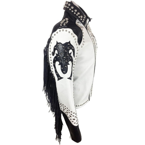 Veste de moto pour homme en cuir d'agneau véritable vintage, imperméable, coupe-vent, respirante, toutes saisons, pour motard, grande taille - Product Image 5