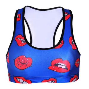 Sujetador Deportivo Corto para Mujer, Elástico, Transpirable, Ropa Deportiva para Gimnasio, Yoga, Ejercicio y Entrenamiento - Product Image 1
