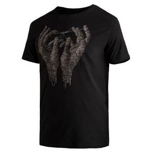Custom Printed <b>T</b> shirt Men's Clothing Plus Size Baggy Shirt Men's Printed <b>T</b>-Shirts Wholesale <b>Light</b> Wash 100% Cotton - Product Image 2