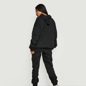 Ensemble de survêtement pour femme de haute qualité, nouveau style, sweat-shirts et pantalons, designs personnalisés pour femme - Product Image 2