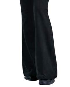 Ensemble de yoga deux pièces noir personnalisé pour femme : haut court zippé et pantalon évasé taille haute, extensible, pour fitness et gym – Fabricant OEM sur mesure - Product Image 6