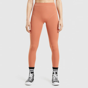 2026 New Style Mid Waist Anti-Bacterial Breathable Workout Leggings for Women <b>Tight</b> Sports Yoga Fitness Customizable Cheap Price - Product Image 1