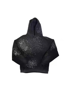 Vente en gros de sweats à capuche pour hommes en coton de haute qualité, surdimensionnés, style streetwear, personnalisables avec logo brodé en French Terry - Product Image 6