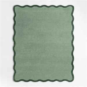 พรมขนสัตว์ทอมือคุณภาพสูง ดีไซน์ทันสมัยเรียบง่าย ขนปานกลาง กันลื่น เหมาะสำหรับตกแต่งพื้นห้องนั่งเล่น - Product Image 1