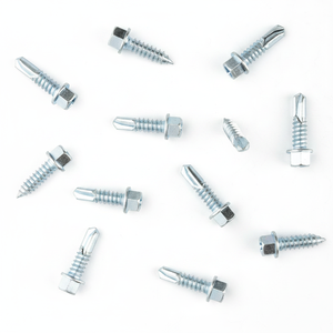 Hex <b>Head</b> Self-Drilling <b>Screws</b> Metric Steel Class 8.8 Zinc Plated Coarse Thread - Product Image 4