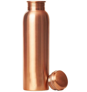 Bouteille d'eau en cuivre de qualité supérieure, bouteille d'eau en cuivre pur pour boire, bouteille d'eau en cuivre martelé, vente chaude - Product Image 4