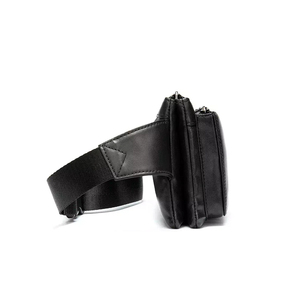 Sac banane vintage en nylon pour hommes et femmes, compartiments spacieux pour les essentiels quotidiens, activités de plein air, logo personnalisé, prix de gros - Product Image 3