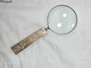 Handmade Wooden Handle Magnifying Glass Vintage Desktop Decorative Handheld Magnifier for Reading <b>Map</b> Office Decor Luxury Gift - Product Image 1